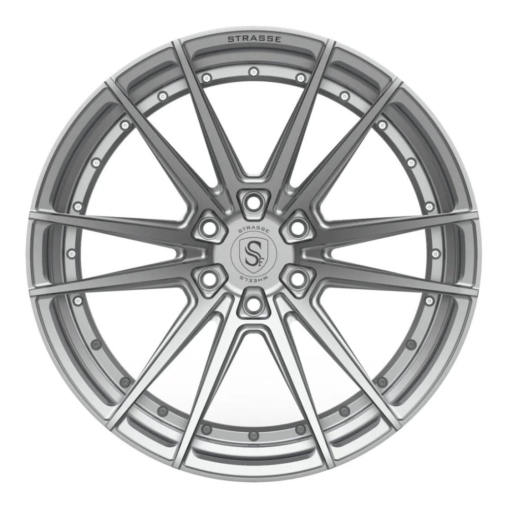 Strasse SV12 Deep Concave Duoblock Wheel - Silver