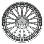 Strasse SV15M Deep Concave FS Wheel - Silver & Polished