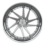 Strasse SV1T Deep Concave FS Wheel - Silver & Polished