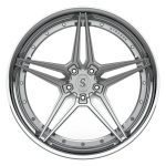 Strasse SV2 Deep Concave FS Wheel - Silver & Polished