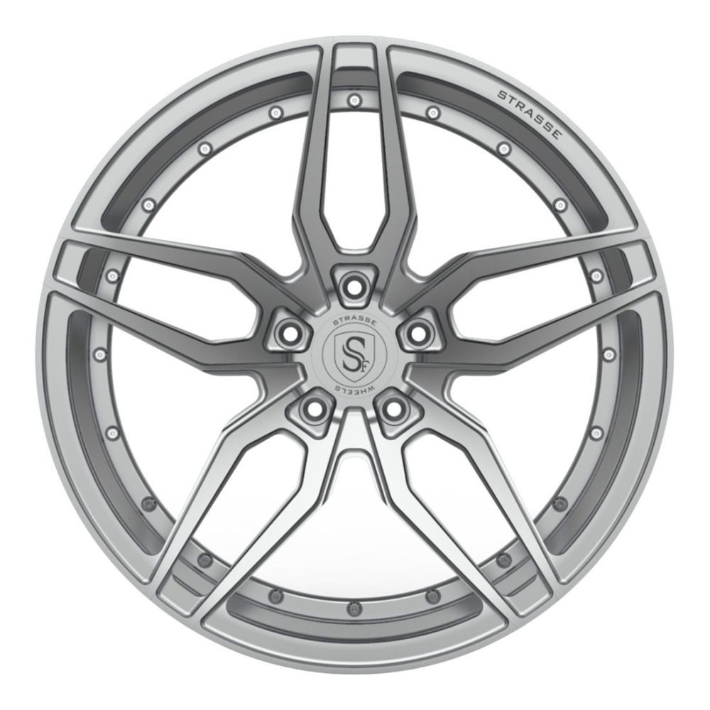 Strasse SV4 Deep Concave Duoblock Wheel - Silver