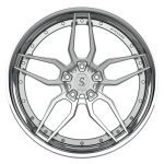 Strasse SV4 Deep Concave FS Wheel - Silver & Polished