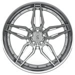 Strasse SV4-RS Deep Concave FS Wheel - Silver & Polished