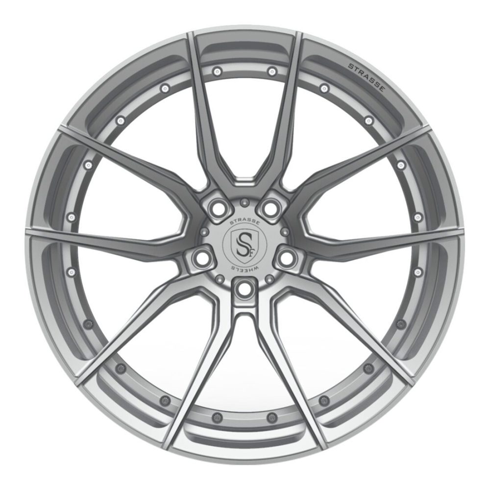 Strasse SV5 Deep Concave Duoblock Wheel - Silver