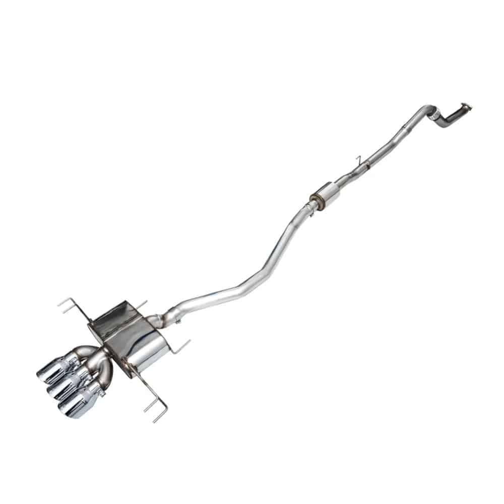 AWE Touring Edition Exhaust with Triple Chrome Silver Tips for the FL5 Honda Civic Type R