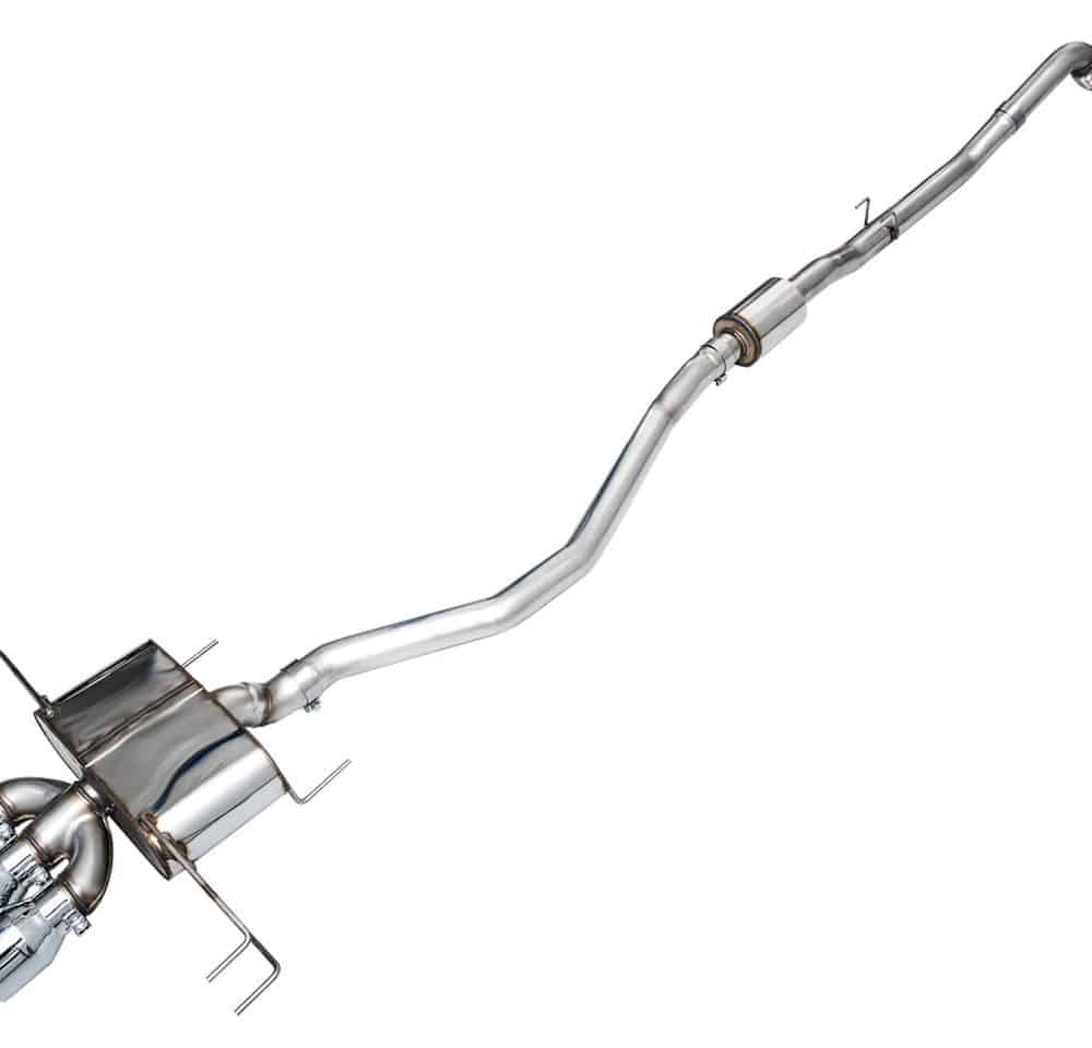 AWE Tuning Track Edition Exhaust System w/ Triple Chrome Silver Tips for FL5 Honda Civic Type R
