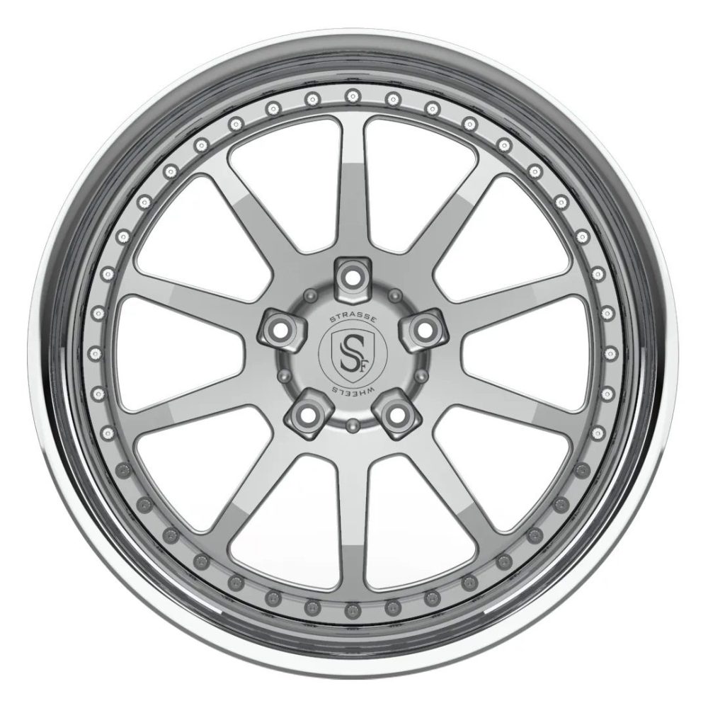 Strasse R10 Competition Wheel - Silver & Polished