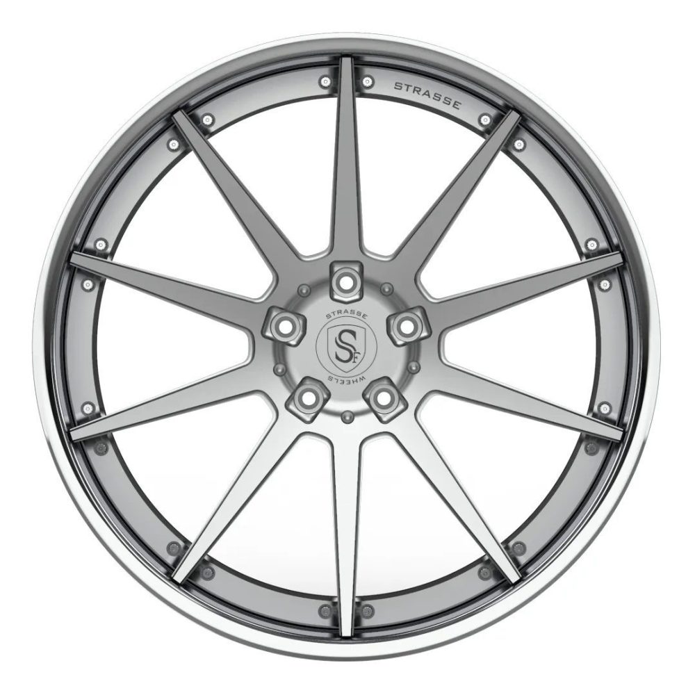 Strasse R10 Deep Concave Wheel - Silver & Polished