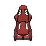 Recaro Podium Carbon Fiber Kevlar Seat in Alcantara Red & Leather Black - Right Side / Medium 