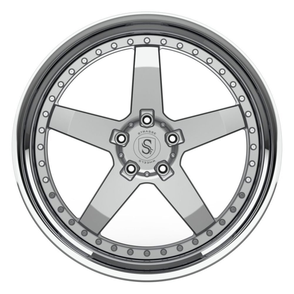 Strasse S5 Competition Wheel - Silver & Polished