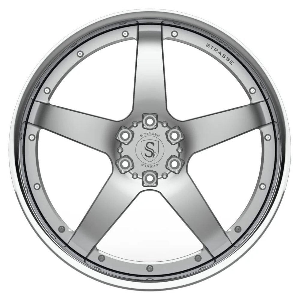 Strasse S5 Signature Wheel - Silver & Polished