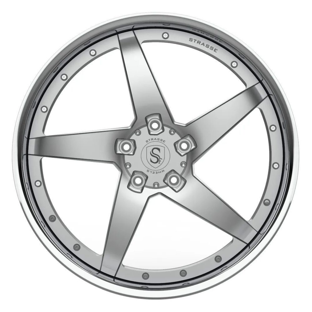 Strasse S5T Signature Wheel - Silver & Polished
