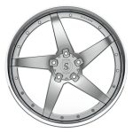 Strasse S5T Signature Wheel - Silver & Polished
