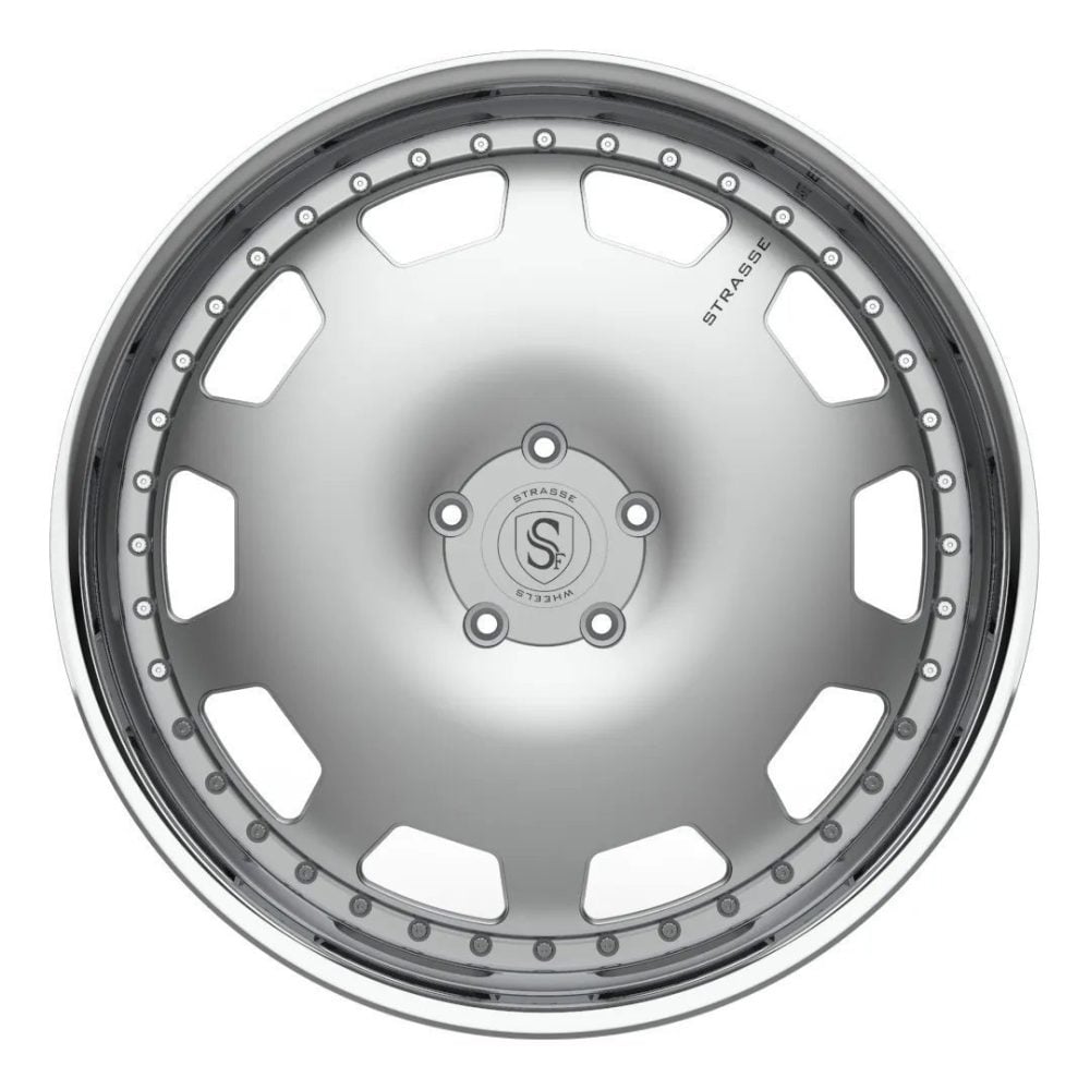 Strasse SC10 Retro Wheel - Silver & Polished