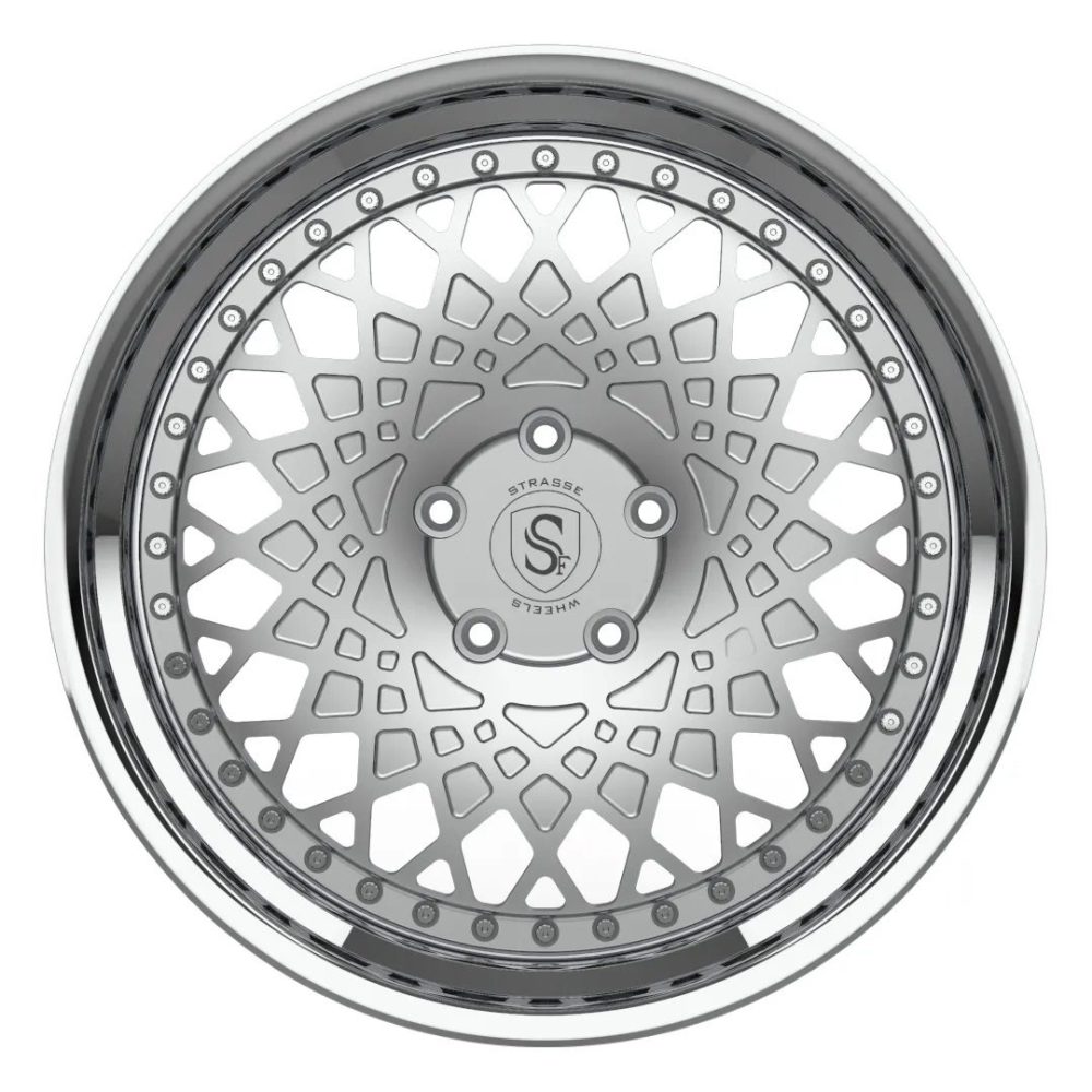 Strasse SC20 Retro Wheel - Silver & Polished