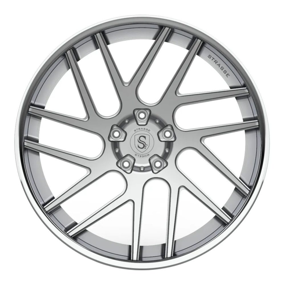 Strasse SM7T Deep Concave Wheel - Silver & Polished