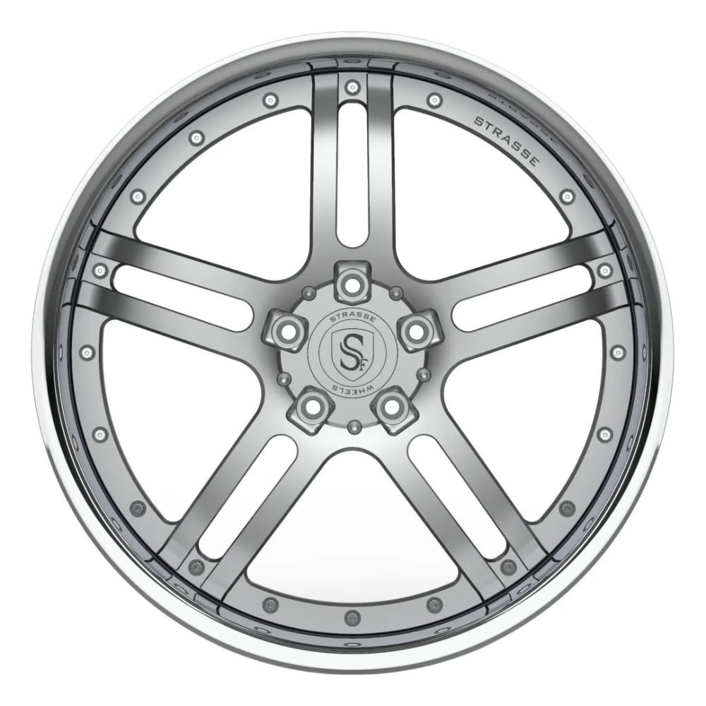 Strasse SP5 Signature Wheel - Silver & Polished