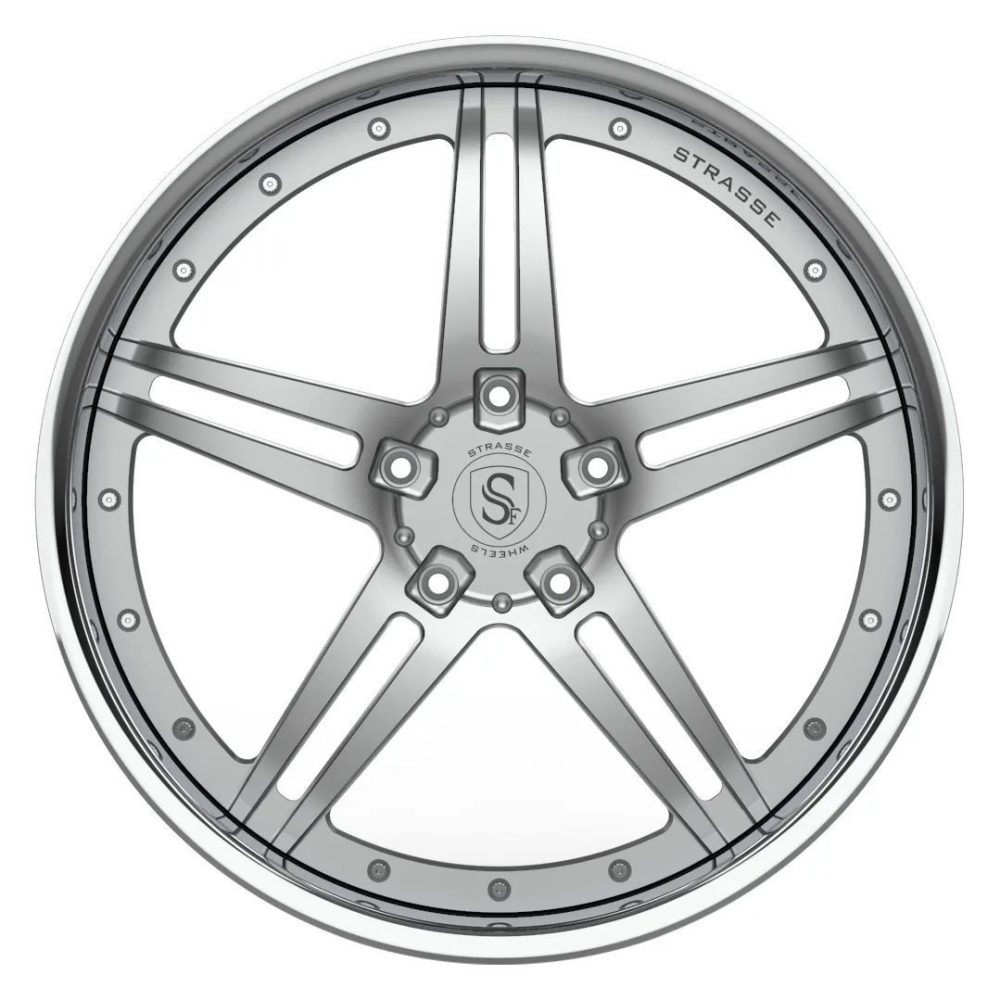 Strasse SP5R Signature Wheel - Silver & Polished