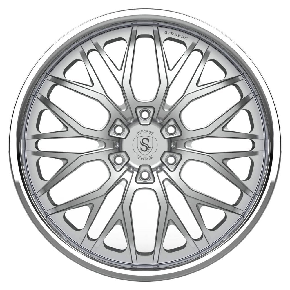 Strasse SV12M Signature Wheel - Silver & Polished