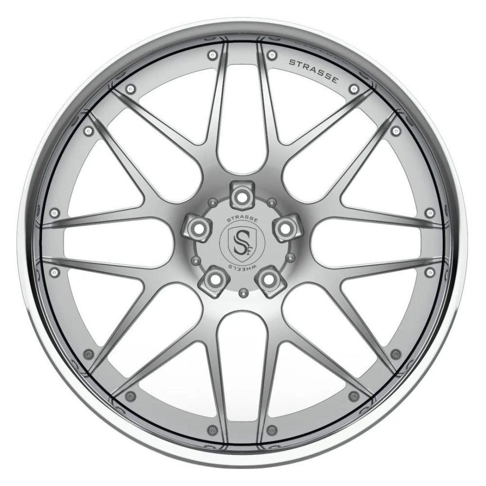 Strasse SV8 Signature Wheel - Silver & Polished