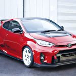 Varis ARISING-2 Prototype Front Bumper for GXPA16 Toyota GR Yaris Installed - Front Side View