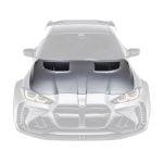 ADRO Carbon Vented Hood for G8X BMW M3 / M4 - Displayed