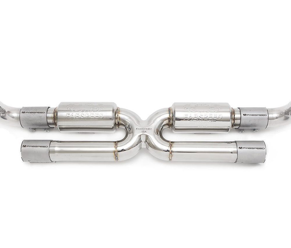 Fabspeed Valvetronic Center Muffler for 991.2 Porsche 911 Carrera