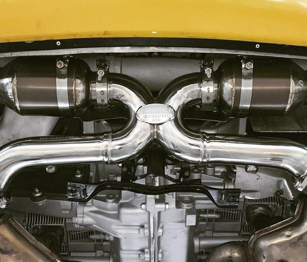 Fabspeed Catted Sport X-Pipe for 993 Porsche 911 Carrera / 4 / 4S