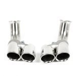 Fabspeed Deluxe Quad-Style Tips - Short for 996.2 Porsche 911 Carrera / 4 / 4S & GT3