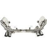 Fabspeed Valvetronic Exhaust System for 991 Porsche 911 Carrera / S / 4 / 4S - Front View