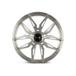 NOVITEC Ferrari 296 NF11 Wheels in Gloss Silver - Front View of Wheel