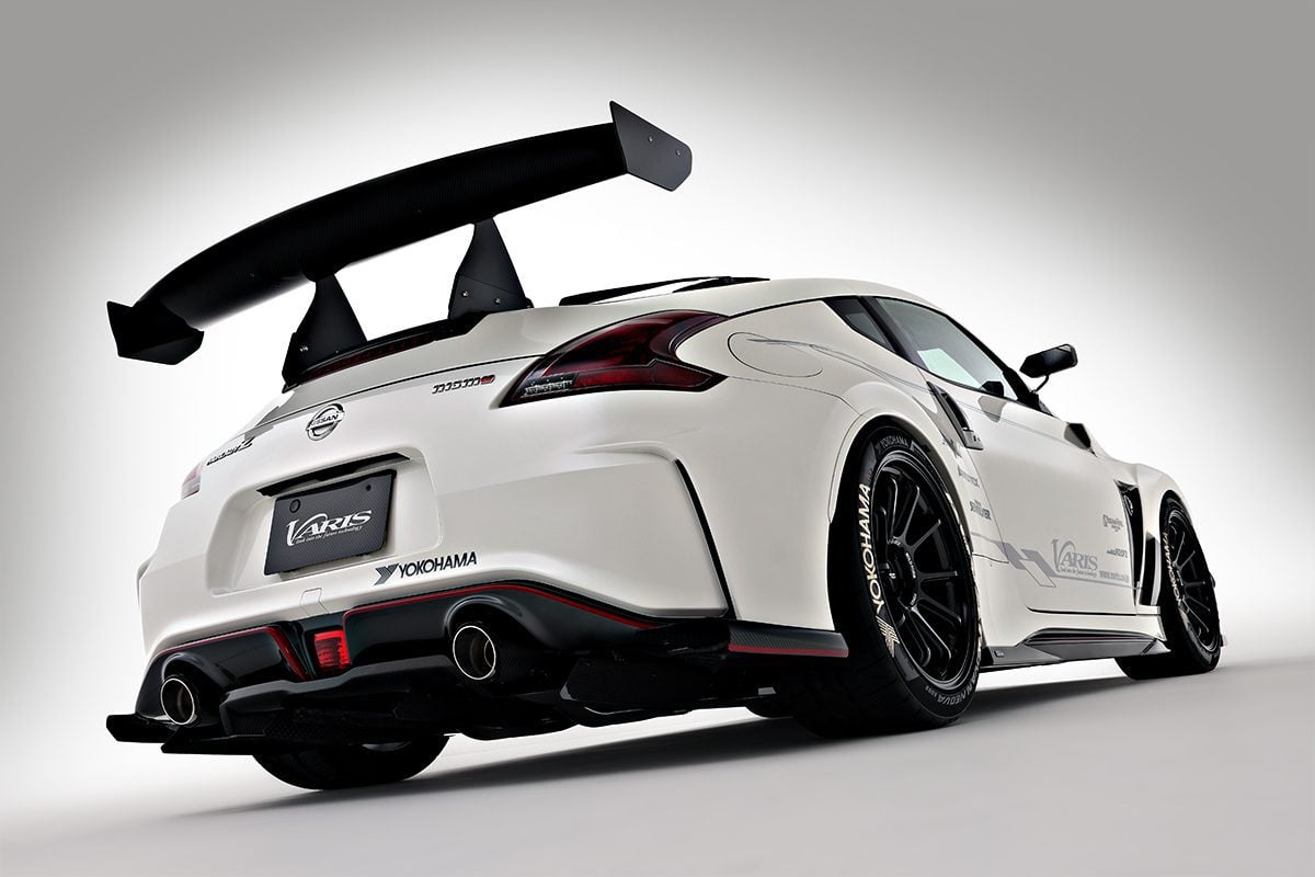 Varis Carbon+ Swan Neck GT Wing for Z34 Nissan 370Z / 370Z NISMO
