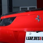LEAP DESIGN Carbon Rear Spoiler for Ferrari 458 Italia Installed