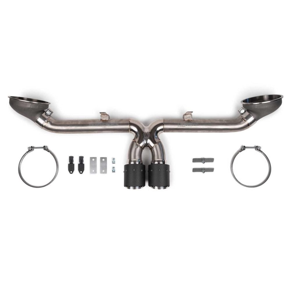 Fabspeed Titanium Supercup Cat Back Exhaust System for 992 Porsche 911 GT3 & GT3RS