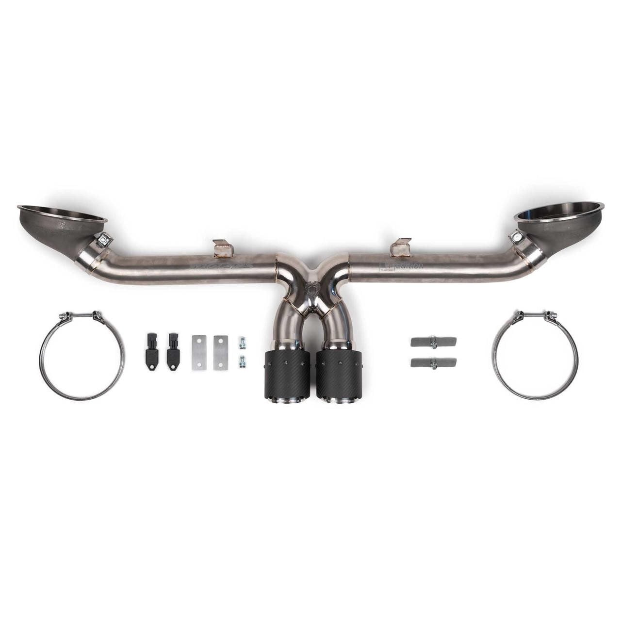Fabspeed Titanium Supercup Cat Back Exhaust System for 992 Porsche 911 GT3 & GT3 RS