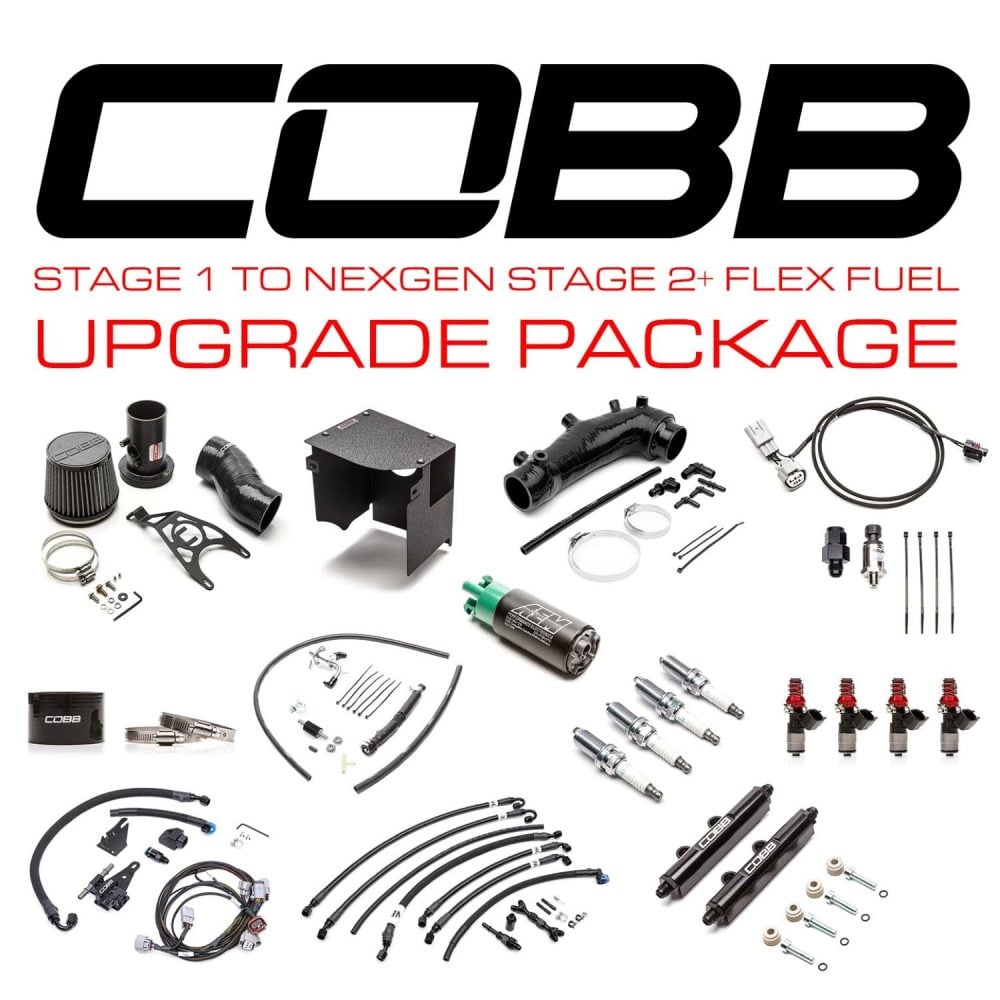 COBB Tuning Stage 1 Power Package to Stage 2 NexGen with Flex Fuel Upgrade for GR / GV Subaru Impreza WRX STi