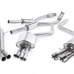 Milltek Resonated Catback Exhaust System for D4 Audi S8 Quattro with Polished Tips