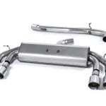 Milltek Race Catback Exhaust System for 8V Audi S3 - Non-Resonated with Polished GT Tips