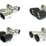 Fabspeed Deluxe Bolt on X-Pipe Tips for 981 Porsche Cayman GT4