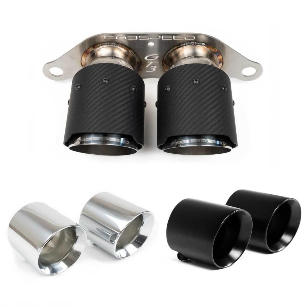 Fabspeed Deluxe Dual Style Tips for 991.2 Porsche 911 GT3 & GT3 RS