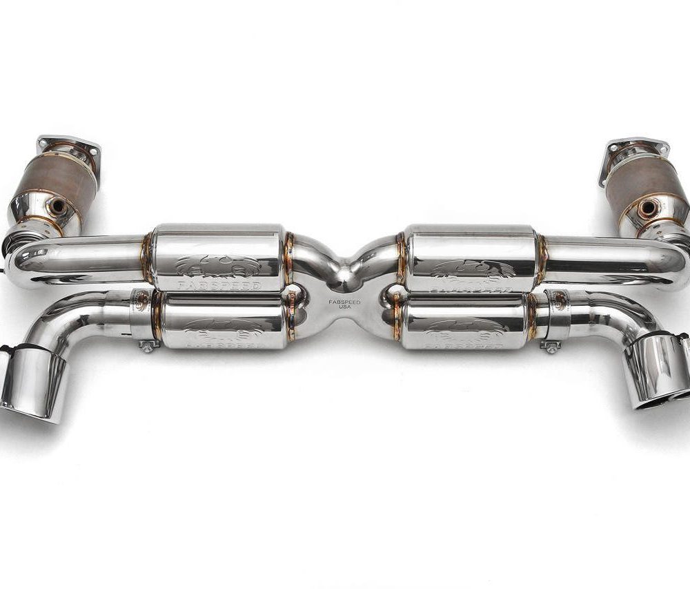 Fabspeed Supersport X-Pipe Exhaust System for 996 Porsche 911 GT2