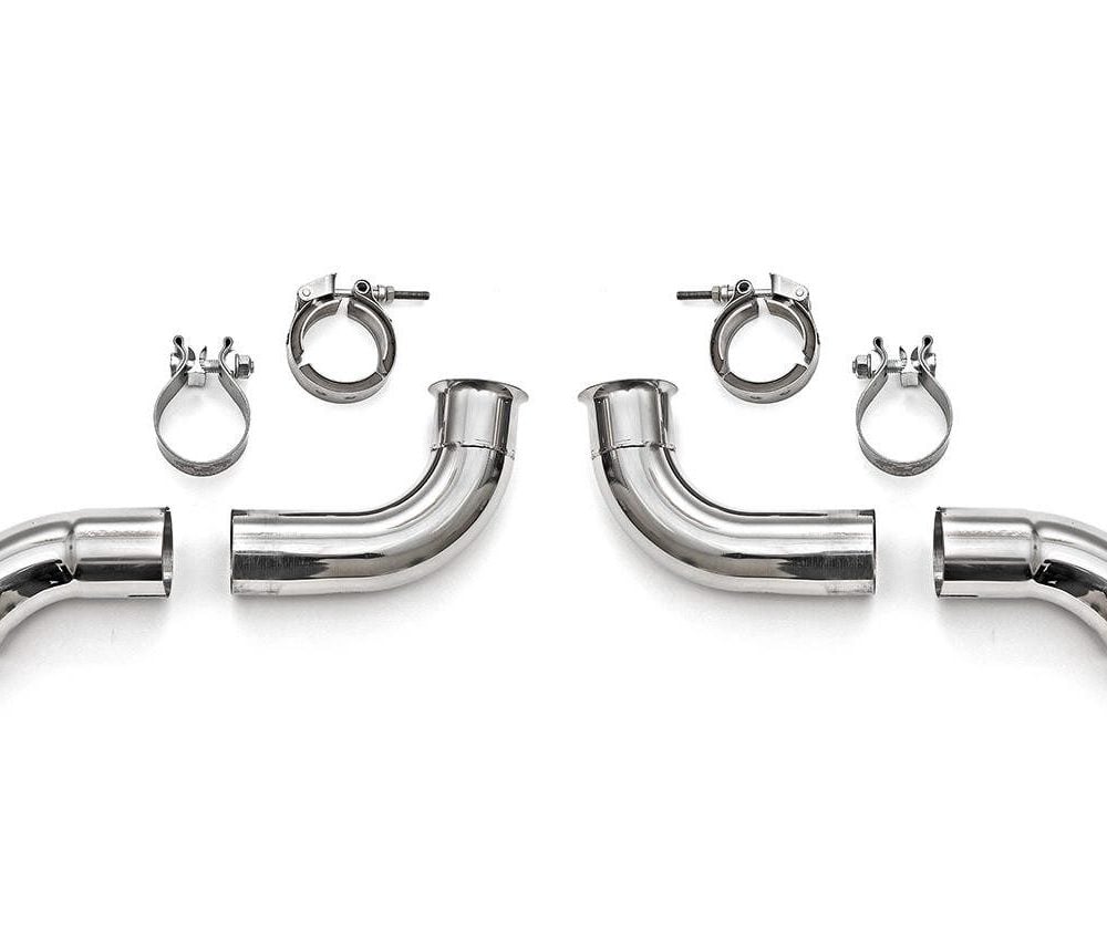 Fabspeed Competition Muffler Outlets w/ Adjustable Turndowns for 996 Porsche 911 GT3
