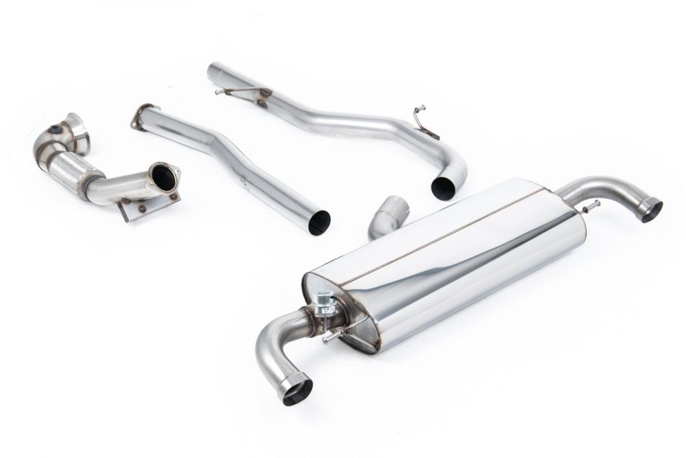 Milltek Valved Turbo-Back Exhaust System w/ Race Pipes for 8J Audi TTRS