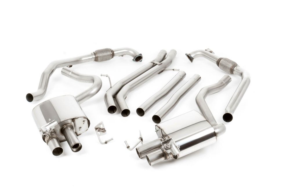 Milltek Valved & Non-Resonated Catback Exhaust System for B9 Audi S4 / S5 Sportback