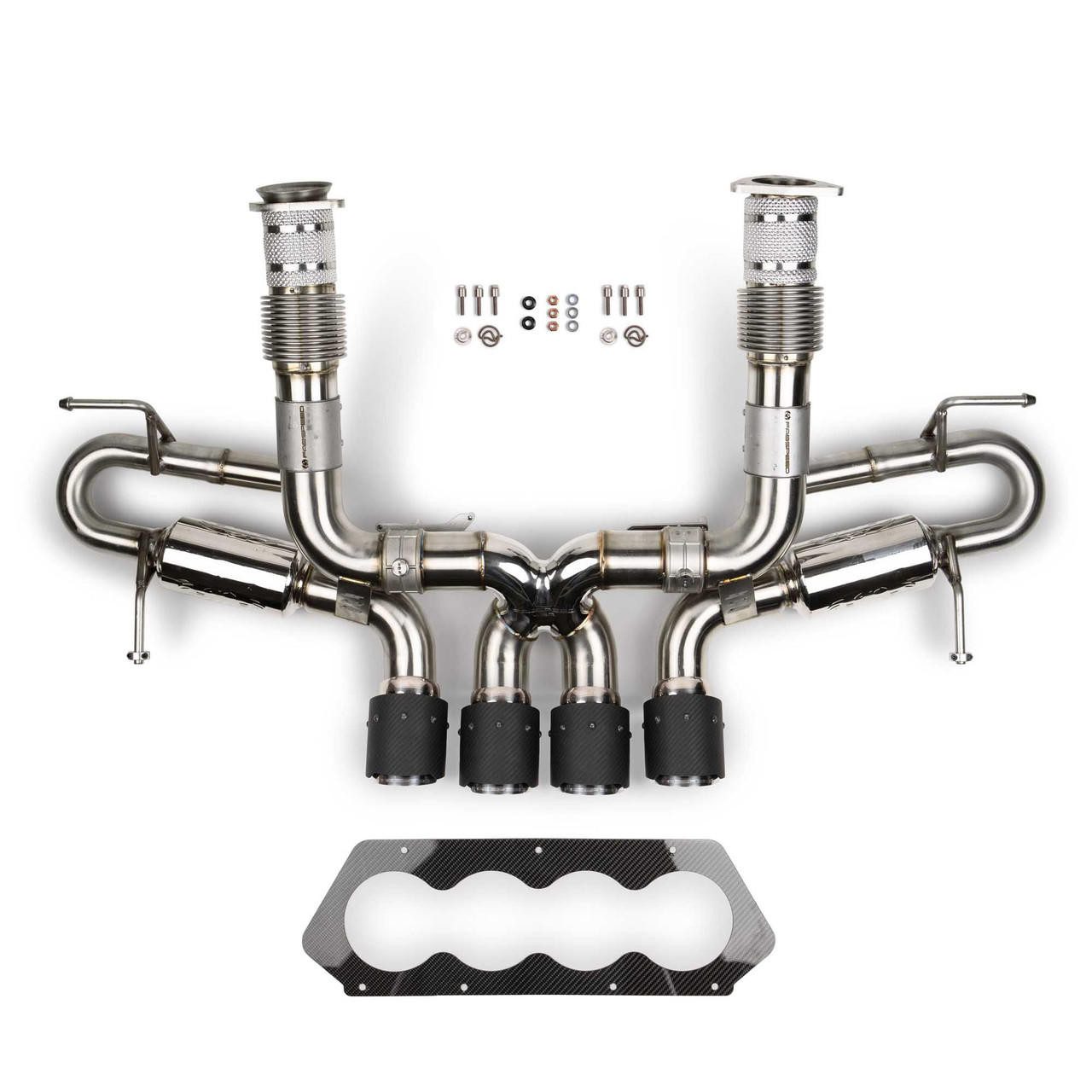 Fabspeed Valvetronic Cat-Back Exhaust System for C8 Chevrolet Corvette Z06 [FS.CHEVY.C8Z06.VLVCF/FS.CHEVY.C8Z06.VLV]