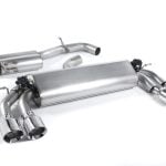 Milltek Valved & Resonated Catback Exhaust System for 8V Audi S3 with Polished GT Tips