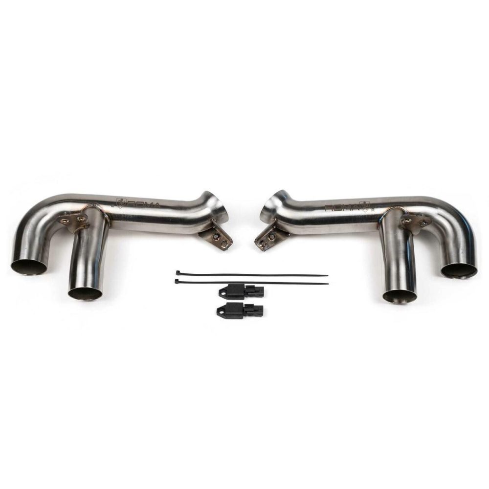 Fabspeed Supersport Valve Bypass Pipes for Ferrari Roma