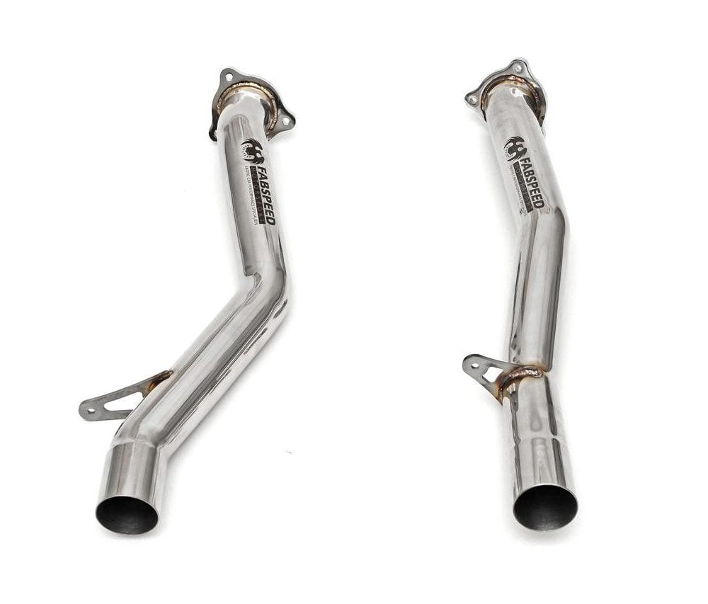 Fabspeed Secondary Competition Link Pipes for 958.2 Porsche Cayenne Turbo & Cayenne Turbo S