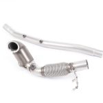 Milltek Large Bore Downpipe with Hi-Flow Sports Race Cat for 8V.2 Audi S3 Quattro / 2012+ SEAT / 2016+ Volkswagen for OE Systems