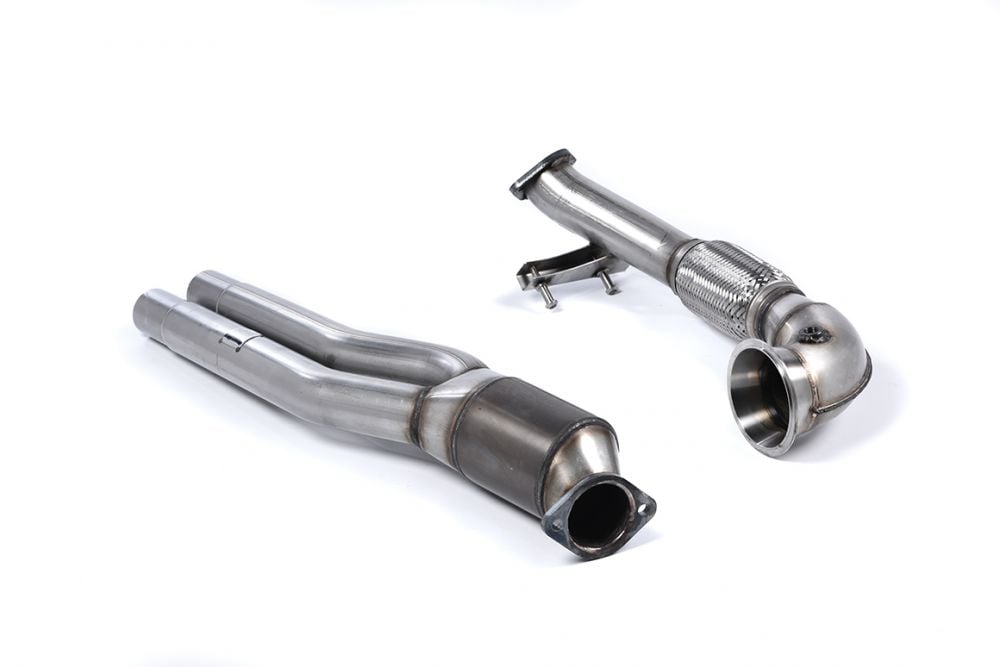 Milltek Primary Downpipe w/ Turbo Elbow for 8V Audi RS3 Sportback (pre-facelift) - Hi-Flow Sports Version